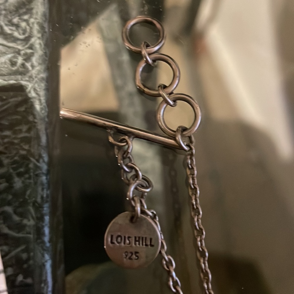 LOIS HILL  NECKLACE .925 SILVER . - Picture 8 of 9